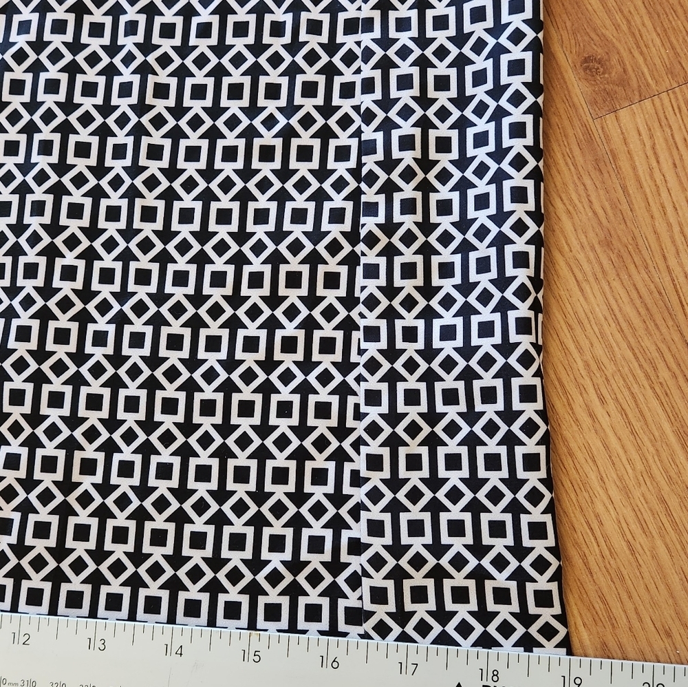 HYFVE Elastic Wide Leg Ribbed High Waist Pull On Pants JUNIORS Size L GEOMETRIC. - Picture 11 of 15